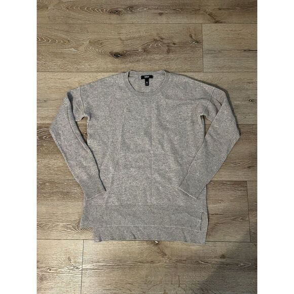 Aqua Cashmere Womens Beige Pullover Sweatshirt Size Medium - Picture 1 of 3